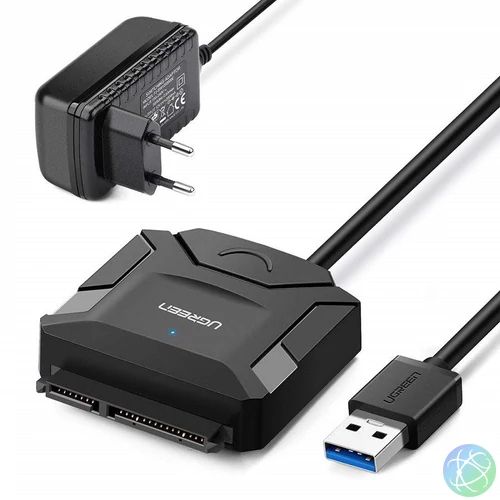 UGREEN USB 3.0 - SATA adapter 2,5 / 3,5 (fekete)