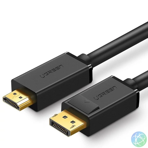 UGREEN  DisplayPort - HDMI Cable FullHD 1m (Black)