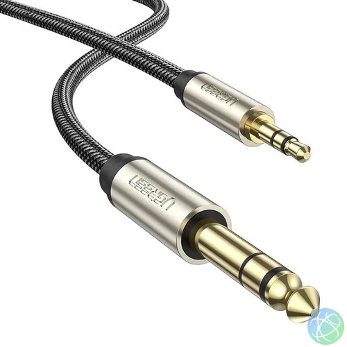 UGREEN AV127 3,5 mm-es kábel TRS-csatlakozóra, 5m (szürke)