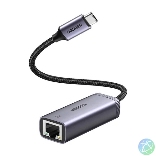 UGREEN CM483 USB-C-RJ45 hálózati adapter (szürke)