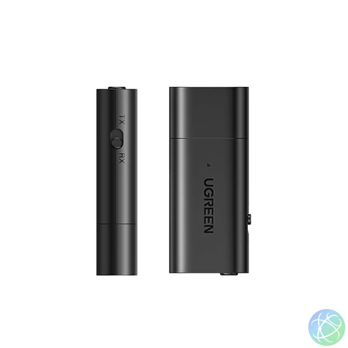 UGREEN CM523 audio adapter, USB-A–3,5 mm jack, Bluetooth 5.1 (fekete)
