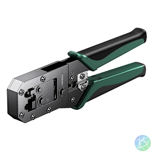 UGREEN NW136 Ethernet csatlakozó krimpelő fogó (fekete/zöld)