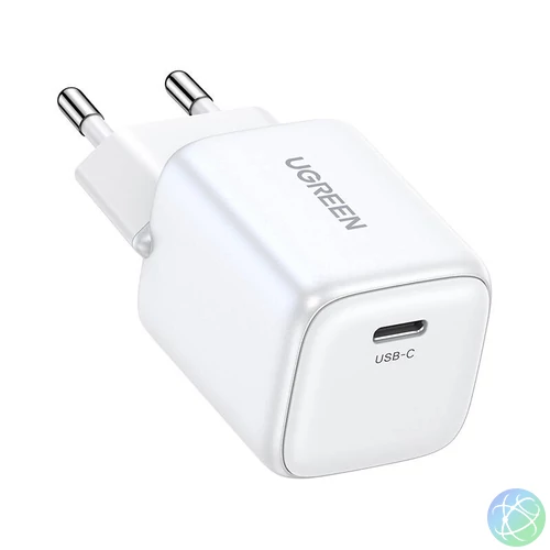 UGREEN 15326 Nexode mini töltő, USB-C, PD3.0, QC4.0, GaN, 30W (fehér)