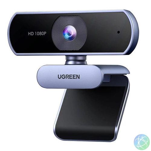 UGREEN 15728 USB webkamera mikrofonnal (ezüst)