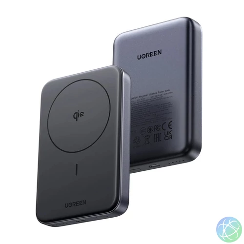 UGREEN PB761 MagSafe mágneses powerbank, 10000 mAh, 15W Qi2 (fekete)