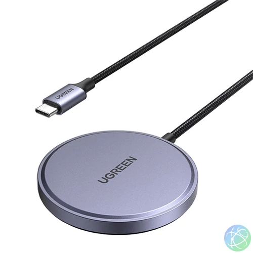 UGREEN W703 MagSafe mágneses vezeték nélküli töltő, 15W, 1.5m