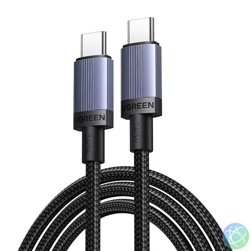 Ugreen L532 USB-C-USB-C kábel, 240W, 2m (szürke)