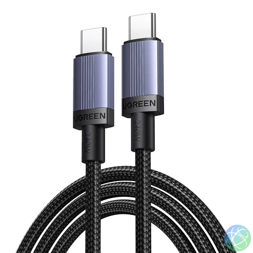 UGREEN L528 USB-C–USB-C kábel, 100 W, 3 m (szürke)