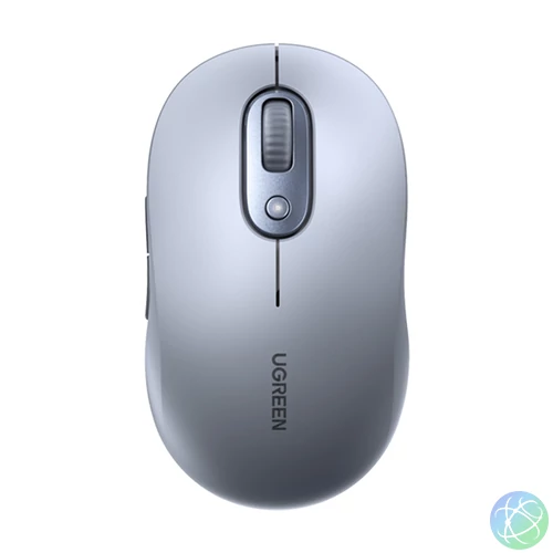 Ugreen M556 vezeték nélküli egér, 2.4G + BT (szürke) + AA elem