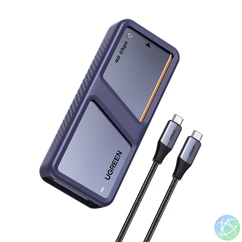UGREEN D703 M.2 NVMe SSD ház, USB4 (szürke)