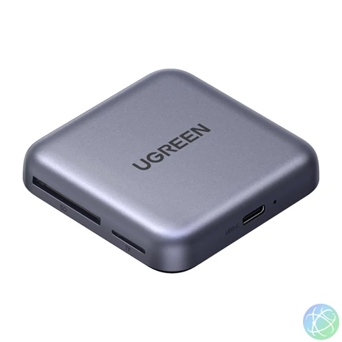 UGREEN CM898 3 az 1-ben kártyaadapter/olvasó, USB-C, MagSafe, SD/TF (fekete)