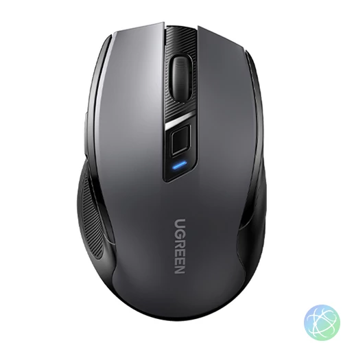 UGREEN MU006S kettős üzemmódú Bluetooth 2,4 GHz USB-C vezeték nélküli egér (fekete)