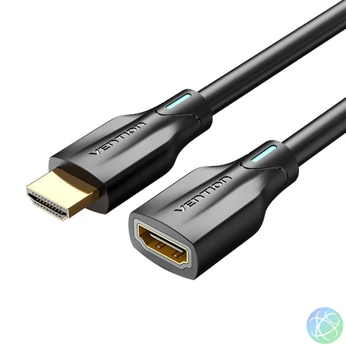HDMI 2.1 hosszabbító kábel Vention AHBBG, 1.5m, 8K 60Hz/ 4K 120Hz Fekete