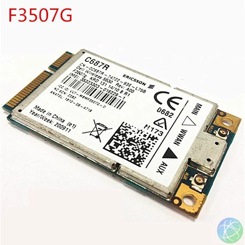 Mini PCIe 3G/HSPDA WWAN Használt Adapter (F3507G)