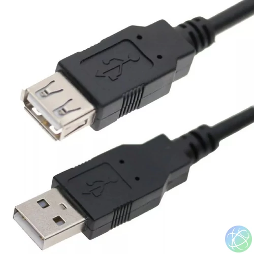 USB hosszabbító kábel, 2.0 A apa - A anya, 5m, CU-202