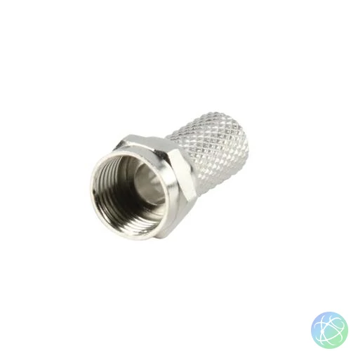 Koax szerelhető F csatlakozó dugó RG6 kábelhez 6.4mm FF 1/PRO, FC-010