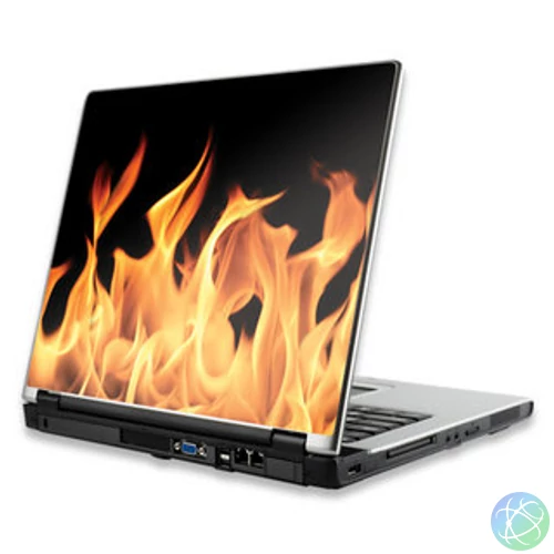 Notebook matrica, 17"-ig, tűz