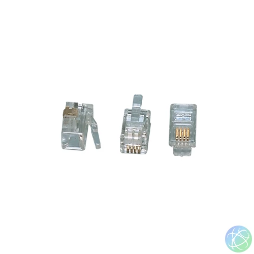 telefon csatlakozó 4/4 krimpelhető TEL-0002