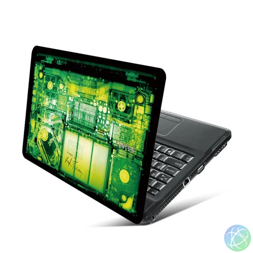 Notebook matrica, 16"-ig, x-ray