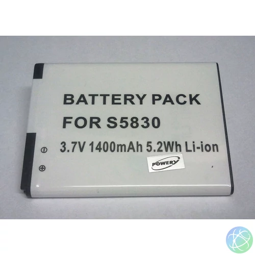 1400mAh/3,7V/5,2Wh - EB494358VU - utángyártott akkumulátor