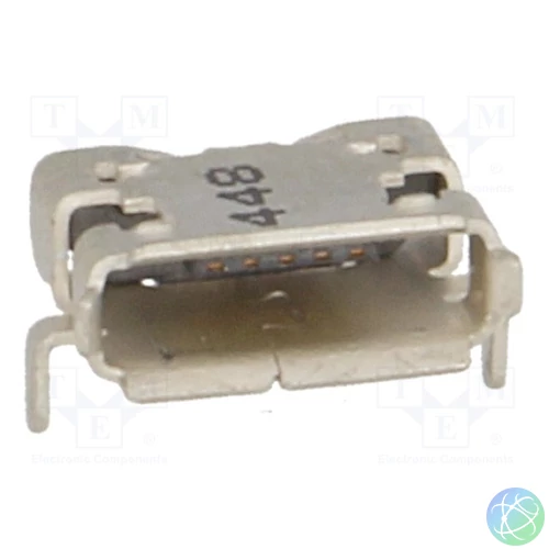 USB szerelhető aljzat micro MCRAB1SRASMTCS1TR