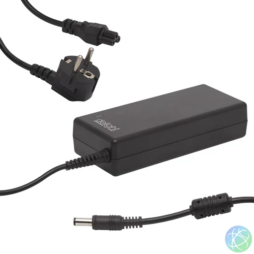 230V notebook táp, 19V, 90W, 5,5×2,5 mm, univerzális