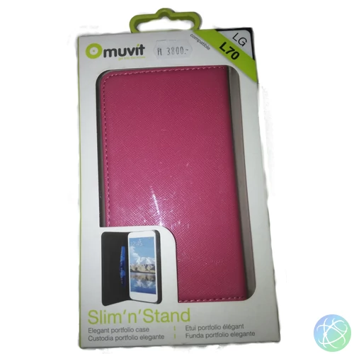 Muvit slim&stand LG L70 pink tok