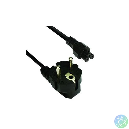 220V-os hálózati 1,5m "lóhere"  táp kábel IEC-320-C5 VCOM CE-022