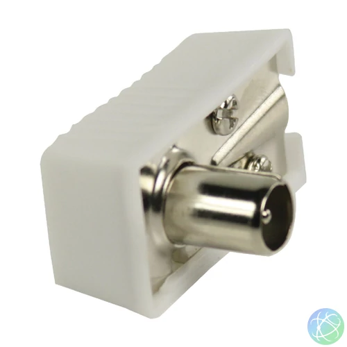Koax szerelhető koax apa csatlakozó Valueline VLSP40900W FS 1