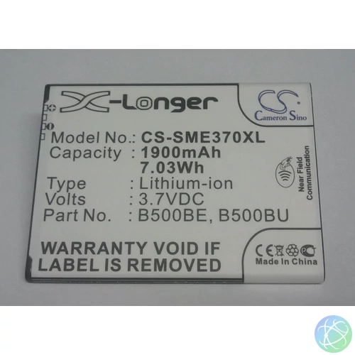 1900mAh/3,7V B500BE / CS-SME370X - utángyártott akkumulátor