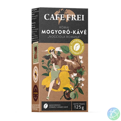 Római mogyoró ízesítésű kávé, pörkölt, szemes, 125 g