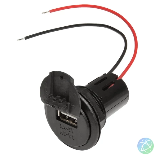 12 V / 24 V-os beépíthető USB táp autóba (szivargyújtó), 1 × 3 A (67331600, 10R-047565)
