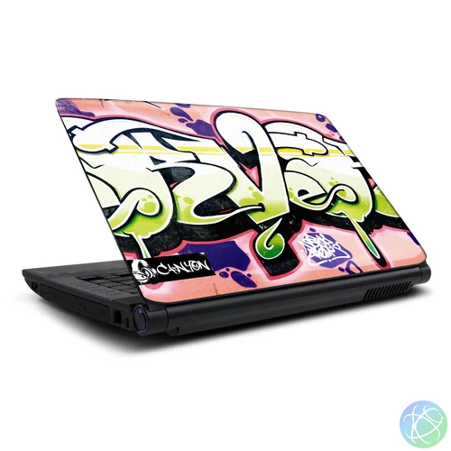 Notebook matrica, 16"-ig, graffiti