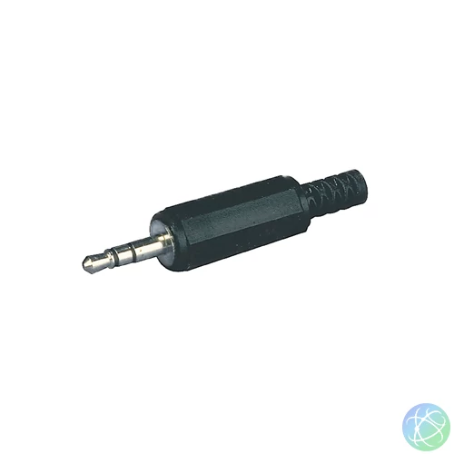 3.5mm stereo jack dugó JC-006 - műanyag, szerelhető