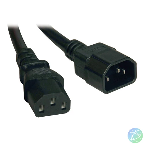 220V-os hálózati Schuko CEE 7/7 EU apa-anya 1,8-2,0 méter hosszabbító VDE CE-001