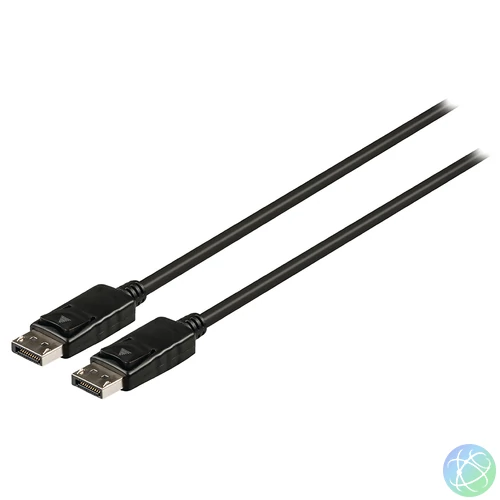 DisplayPort-DisplayPort kábel, apa-apa, 4K, 1.8-2.0m, fekete