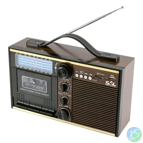 RRT 11B kazettás retro rádió + USB-s lejátszó, digitalizáló 