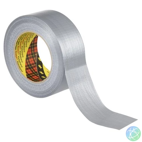 Ragasztószalag, vinyl, 48 mm x 50 m, 3M SCOTCH "Duct", ezüst