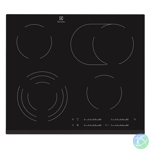 EHF6547FXK főzőlap, beépíthető, elektromos üvegkerámia, főzőzóna: 4, beépíthető méret:56cm