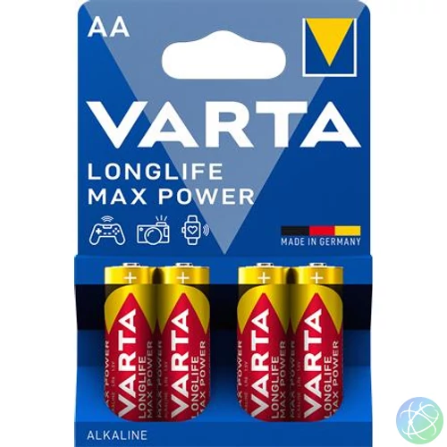 Longlife max Power /4db-os csomag AA LR06 ceruza elem