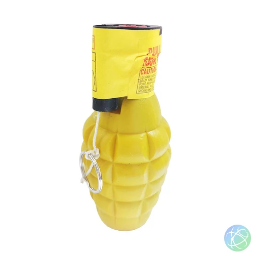 Grenade "gránát" rántógyújtós sárga füstgyertya tűzijáték 4db-os csomag