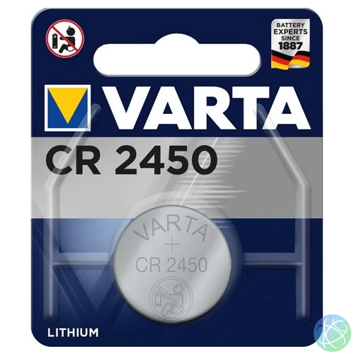 CR2450 lithium gombelem