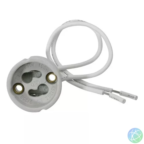 GU10 foglalat (HLDR-GZ10), kerámia, 230V, 140mm