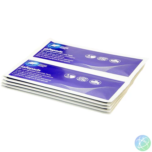 Safepads antibakteriális, alkoholos tisztítókendő, 10 db