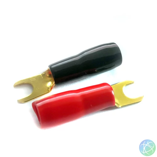 Kábelsaru SS 1-4455/G villás pár 4mm-es, 10 mm2 KW58