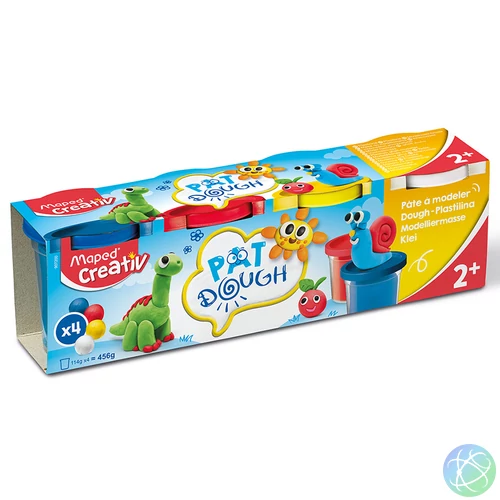Creativ Gyurma készlet, 4×120 g, vegyes színek