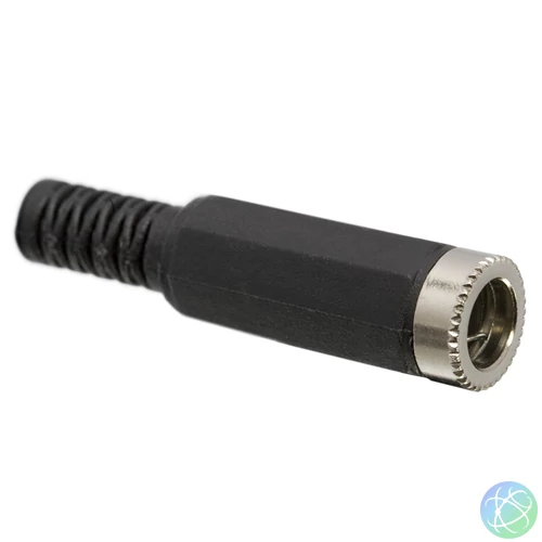 5,5*2,5mm kábel végére szerelhető DC aljzat 05154