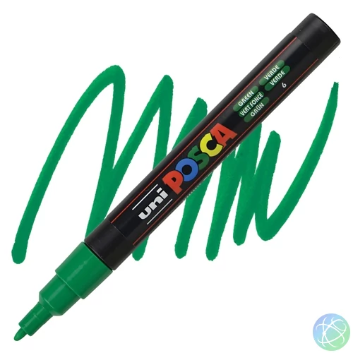 Posca PC-3M dekormarker, zöld (green)