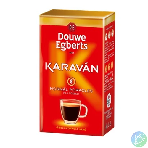 Karaván kávé, pörkölt, őrölt, vákuumos csomagolásban, 225 g