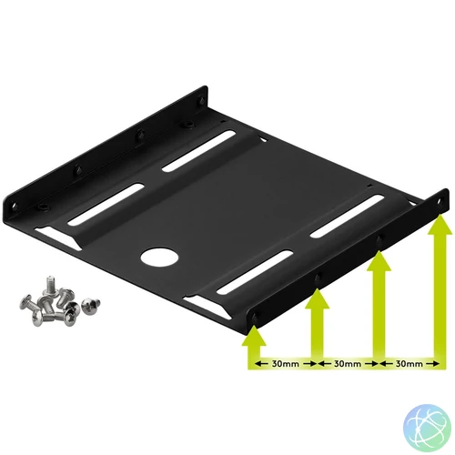 93990 beépítő keret 2,5"-os SSD-hez, winchesterhez